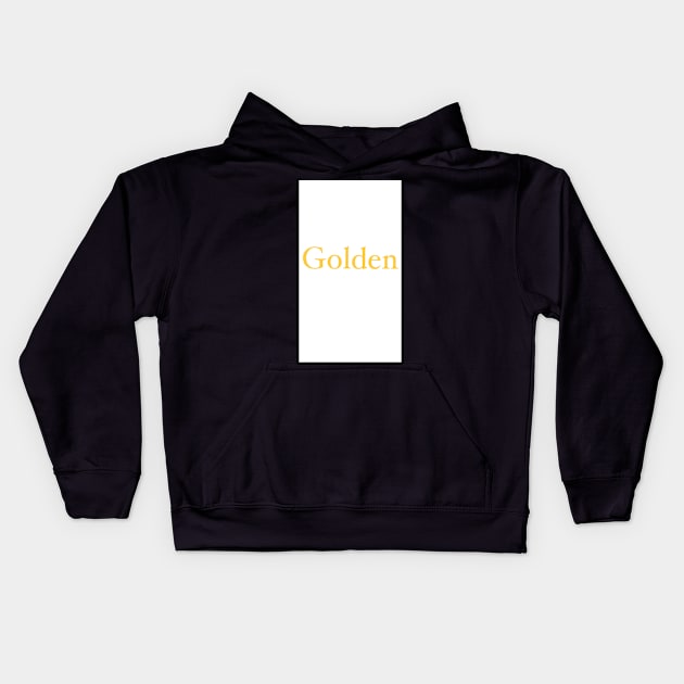 Golden design Kids Hoodie by BlossomShop